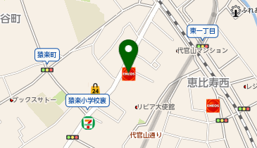 キーパープロショップCaReS代官山の地図画像