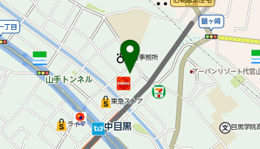 キーパープロショップCaReS中目黒の地図画像