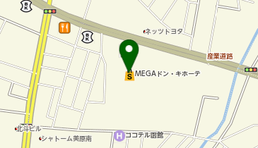 ドリームペット函館美原店の地図画像