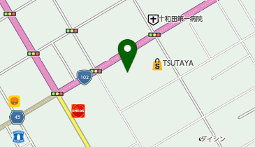 ピザハット十和田店の地図画像