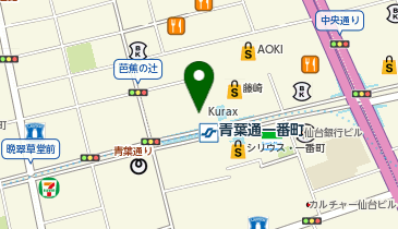 とみひろふりそで仙台店の地図画像