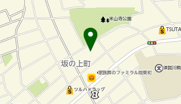 わくわく子供ひろば坂の上の地図画像