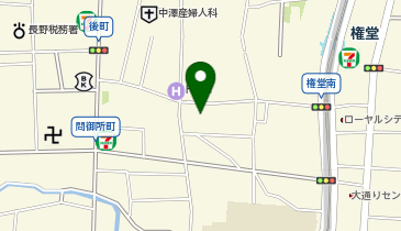権堂温泉テルメDOMEの地図画像