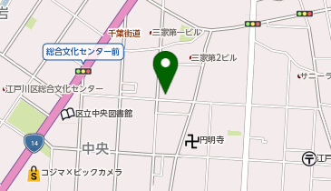 グループホームユートピュア中央の地図画像