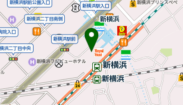 TOKYOSHIRTSキュービックプラザ新横浜店の地図画像