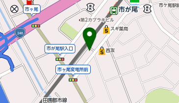ラビススパイスキッチン市ケ尾店の地図画像