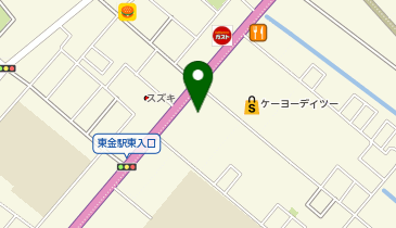 QUICKGYM東金店の地図画像