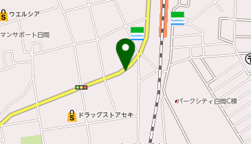 まちの整骨院白岡の地図画像