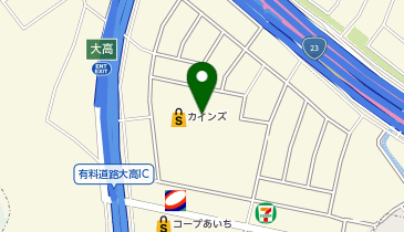 DCC動物病院カインズ名古屋大高の地図画像