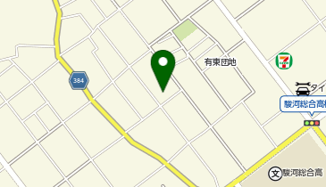 DCC動物病院静岡南の地図画像