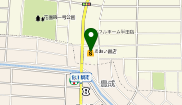 MIRAfitness半田花園店の地図画像