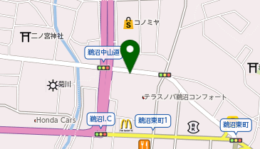 TD鵜沼店の地図画像