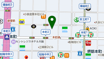 株式会社インターコム西日本オフィスの地図画像