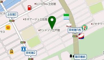 ワンルーク大阪西区靭公園店の地図画像
