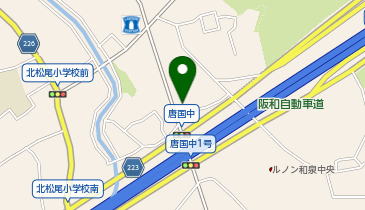 ライフデリ和泉店の地図画像