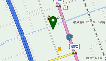 回遊館長浜店の地図画像