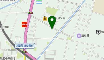 宅食ライフ伏見店の地図画像