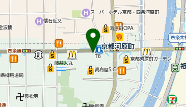 ビームスゴルフ京都高島屋SCの地図画像