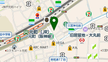 eyelashsalonRey神戸店の地図画像
