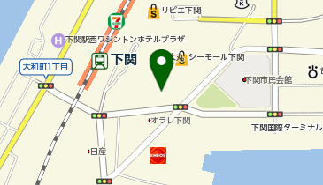 カードボックス下関店の地図画像