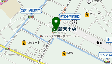 カード・グッズ・ゲームショップくるくるの地図画像