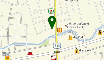 ピザハット久留米南町店の地図画像
