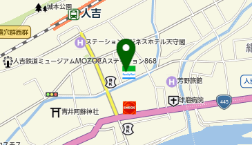 ピザハット人吉店の地図画像