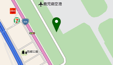 ボディーケアLUCK鹿児島空港店の地図画像