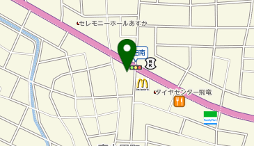おたからや東濃中央店の地図画像