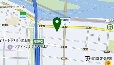 JCBトラベル大阪の地図画像