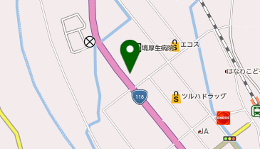 コスモ調剤薬局塙厚生病院前店の地図画像