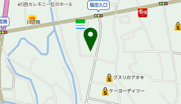 上田インターナショナルスクールの地図画像