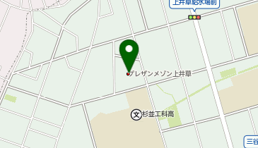 株式会社ケア21プレザンメゾン上井草の地図画像