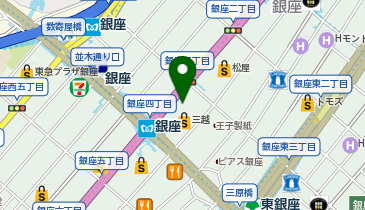 プレミアムバーバー銀座店の地図画像