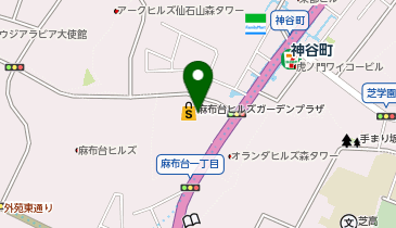 ダヴィネス麻布台ヒルズ店の地図画像