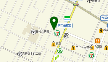 ニューバランス吉祥寺の地図画像