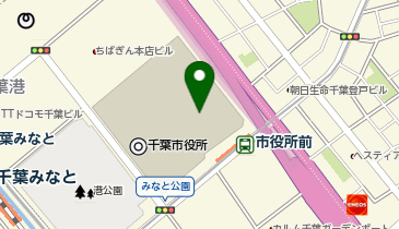 千葉市保健所 感染症対策課 予防接種班の地図画像