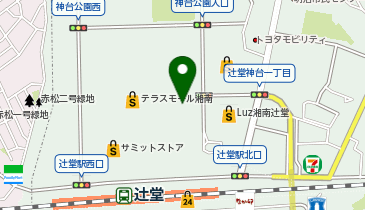 ミニマルテラスモール湘南店の地図画像