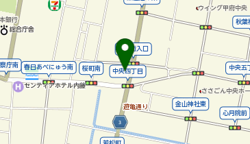 山梨県民信用組合 本店の地図画像