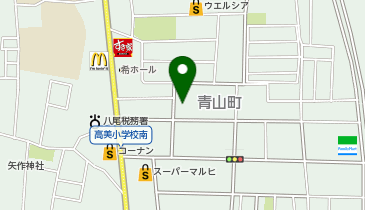 八尾家庭教会の地図画像