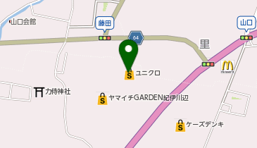 cofuri紀伊田辺店の地図画像
