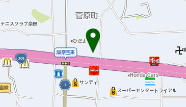 ロコ・ロッカー奈良店の地図画像