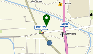 鶏笑桜井店の地図画像