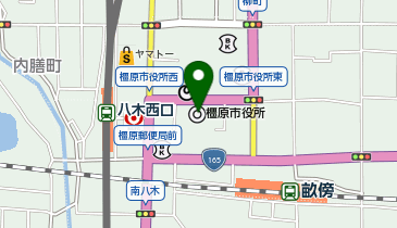 橿原市役所 本庁舎 総務課の地図画像