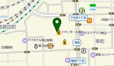 ミニマルイオンモール岡山店の地図画像