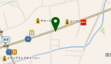 シフト理容の地図画像