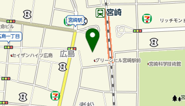 ハンズ宮崎店の地図画像