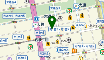 スウォッチストア札幌店の地図画像