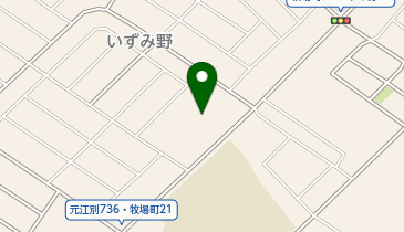 江別市役所 教育部 旧町村農場の地図画像