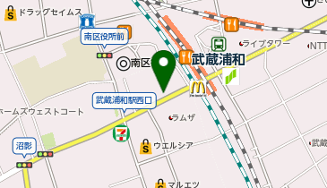 ほけん百花ザ・マーケットプレイス武蔵浦和店の地図画像